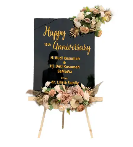 Papan Bunga Akrilik Seling