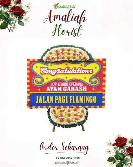 Sewa Papan Bunga Seling
